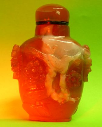 Tabati�re en agate rouge